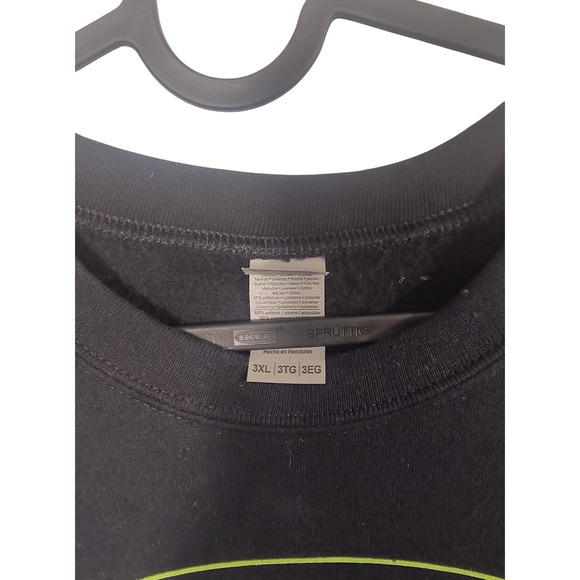 Halloween Skeleton Pumpkin Crewneck Sweatshirt 'Tis The Season To Be Creepy 3XL - Picture 3 of 4